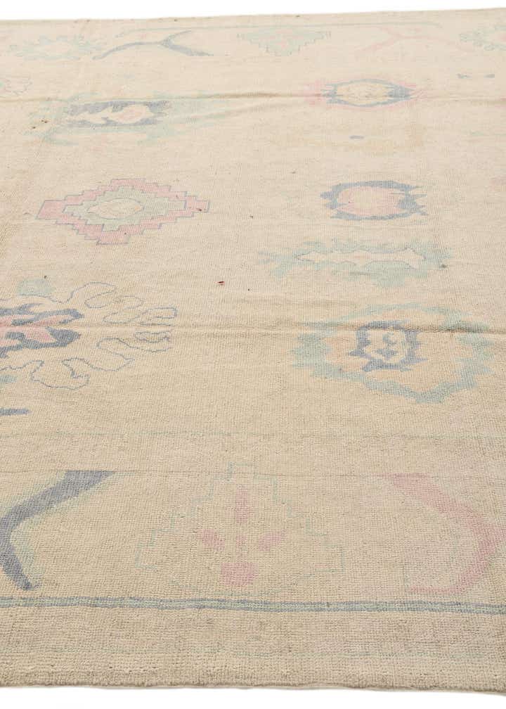 8' 10 x 11' 5 Hand Knotted Oushak Wool Rug
