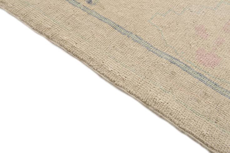Detail image of 8' 10 x 11' 5 Hand Knotted Oushak Wool Rug