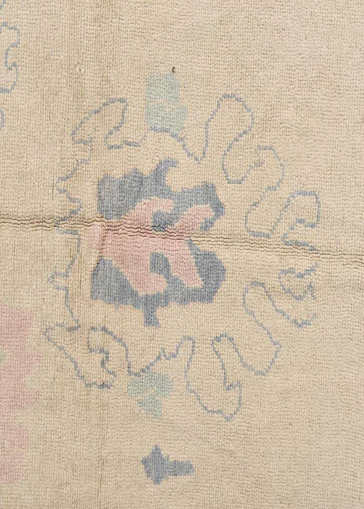 8' 10 x 11' 5 Hand Knotted Oushak Wool Rug