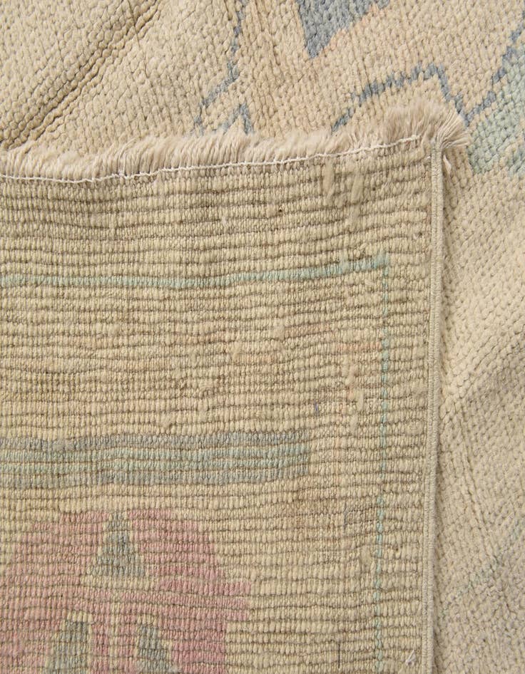 Detail image of 8' 10 x 11' 5  Hand Knotted Oushak Wool Rug