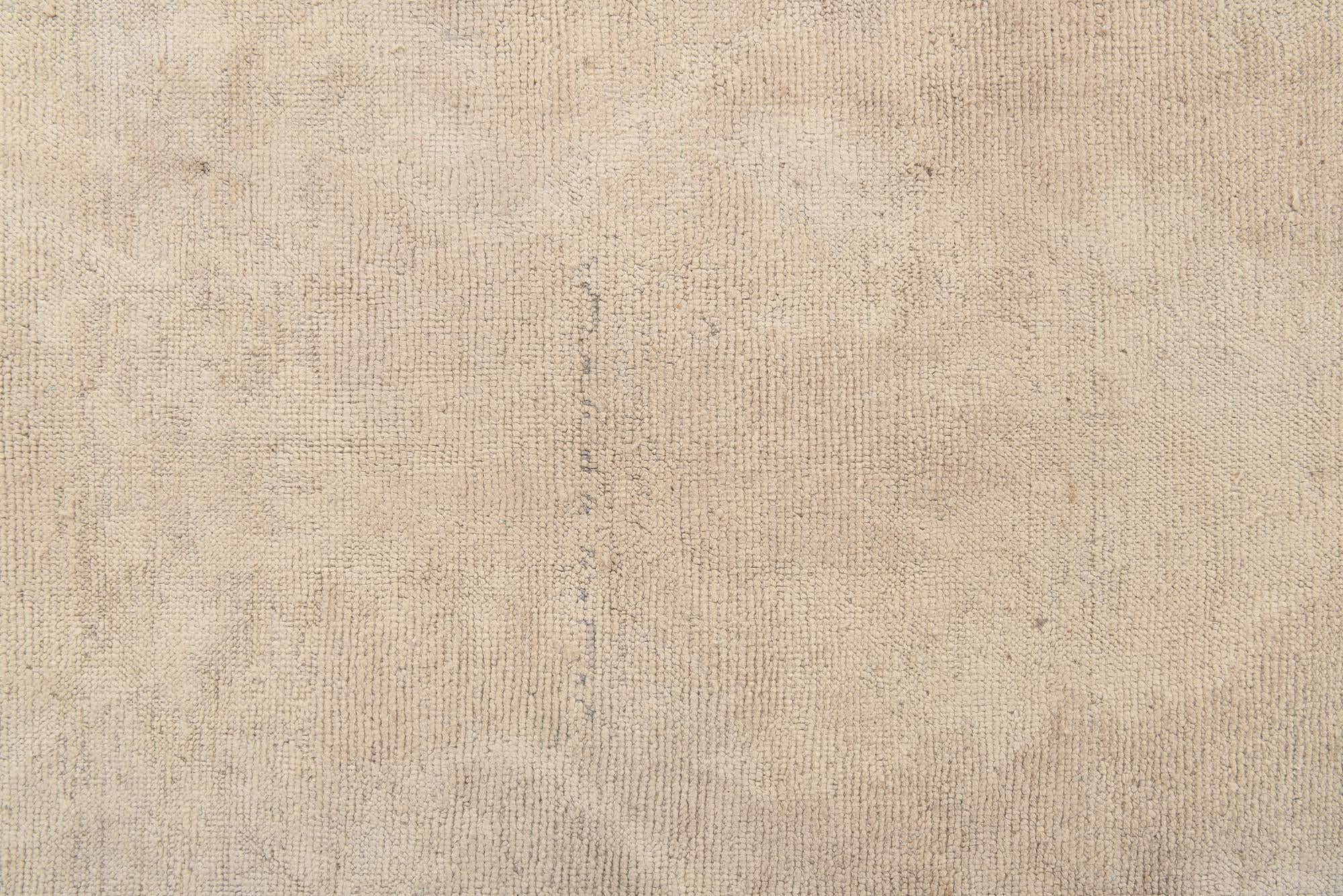 9' 10 x 14' Hand Knotted Oushak Wool Rug