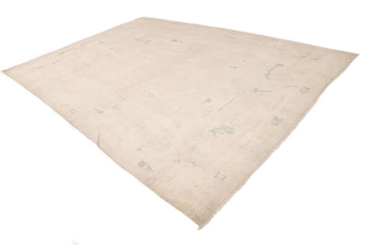 9' 10 x 13' 4 Hand Knotted Oushak Wool Rug