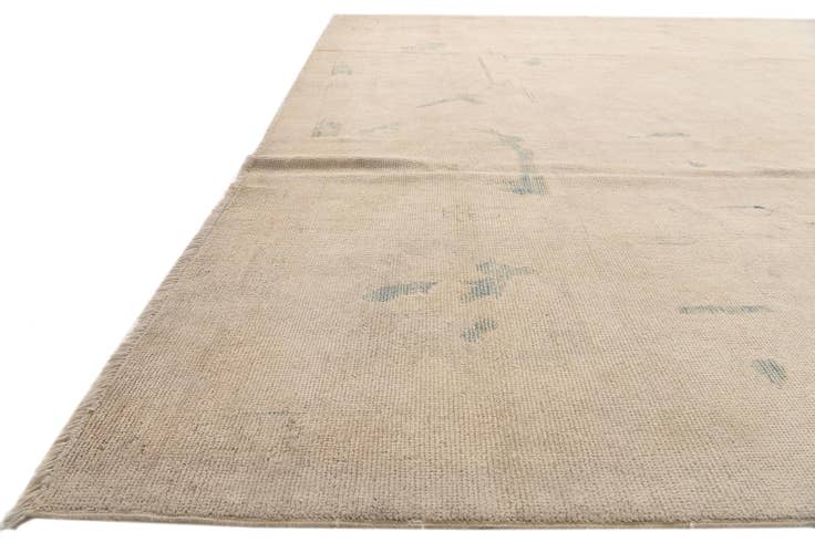 Detail image of 9' 10 x 13' 4 Hand Knotted Oushak Wool Rug