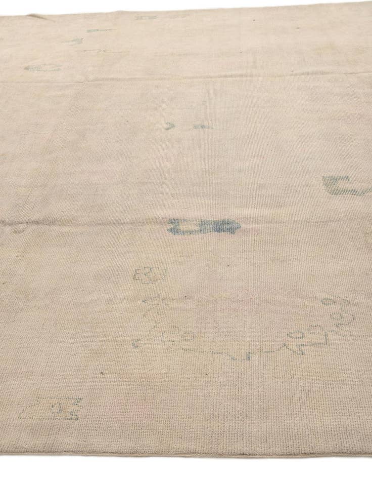 Detail image of 9' 10 x 13' 4  Hand Knotted Oushak Wool Rug