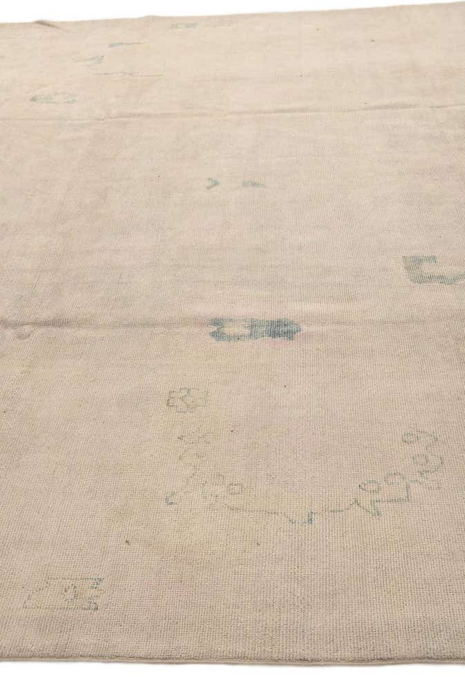 9' 10 x 13' 4 Hand Knotted Oushak Wool Rug