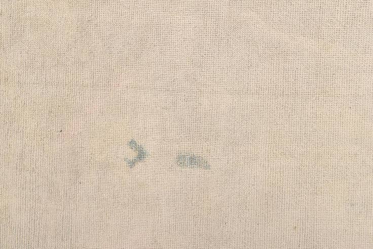 Detail image of 9' 10 x 13' 4 Hand Knotted Oushak Wool Rug