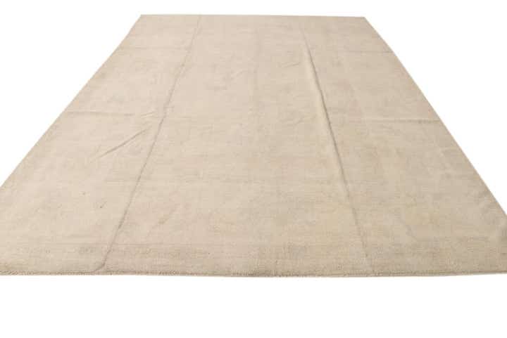 8' 9 x 11' 8 Hand Knotted Oushak Wool Rug