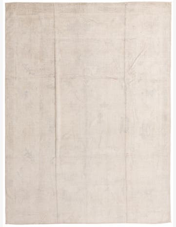 8' 9 x 11' 8 Hand Knotted Oushak Wool Rug