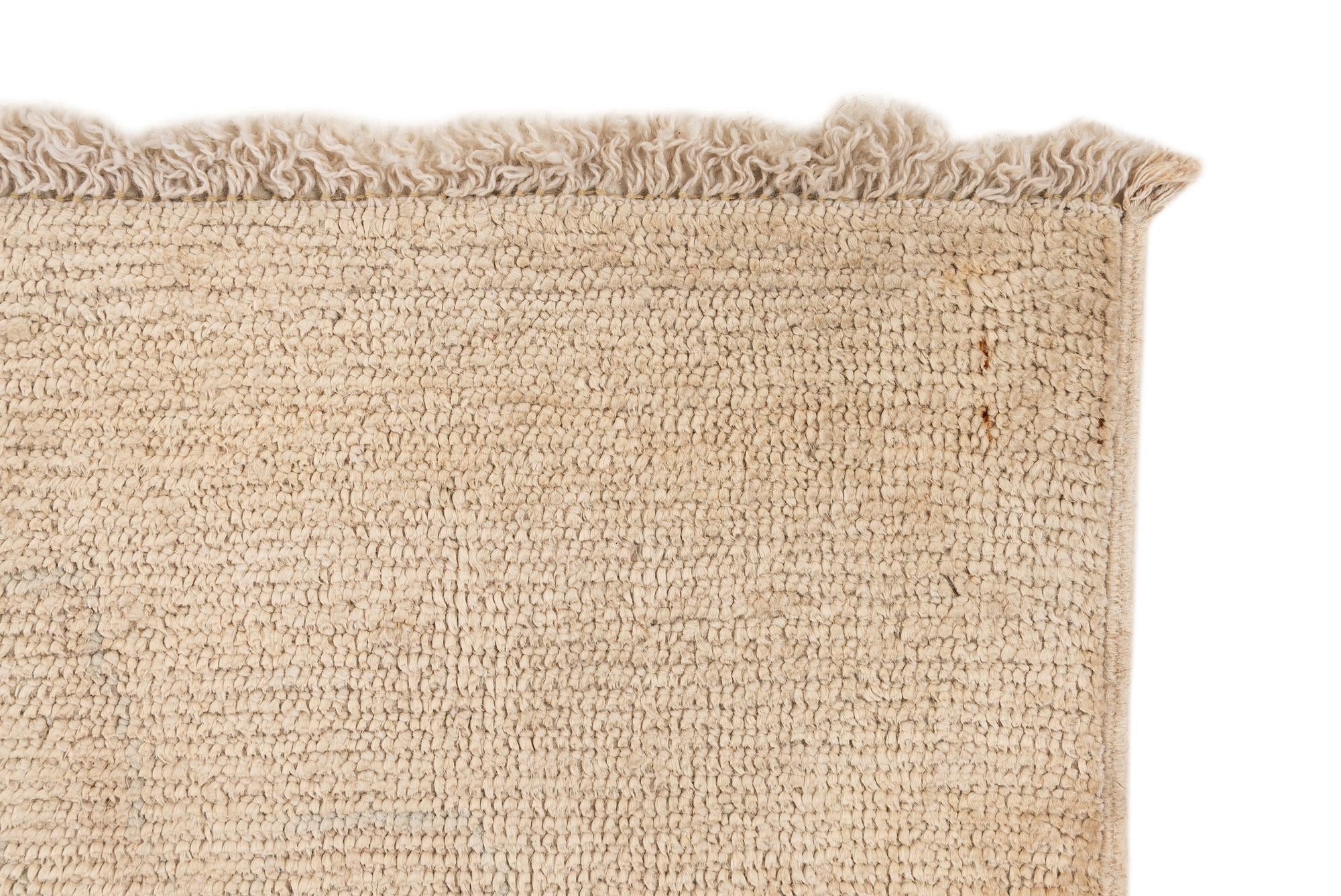 8' 9 x 11' 9 Hand Knotted Oushak Wool Rug