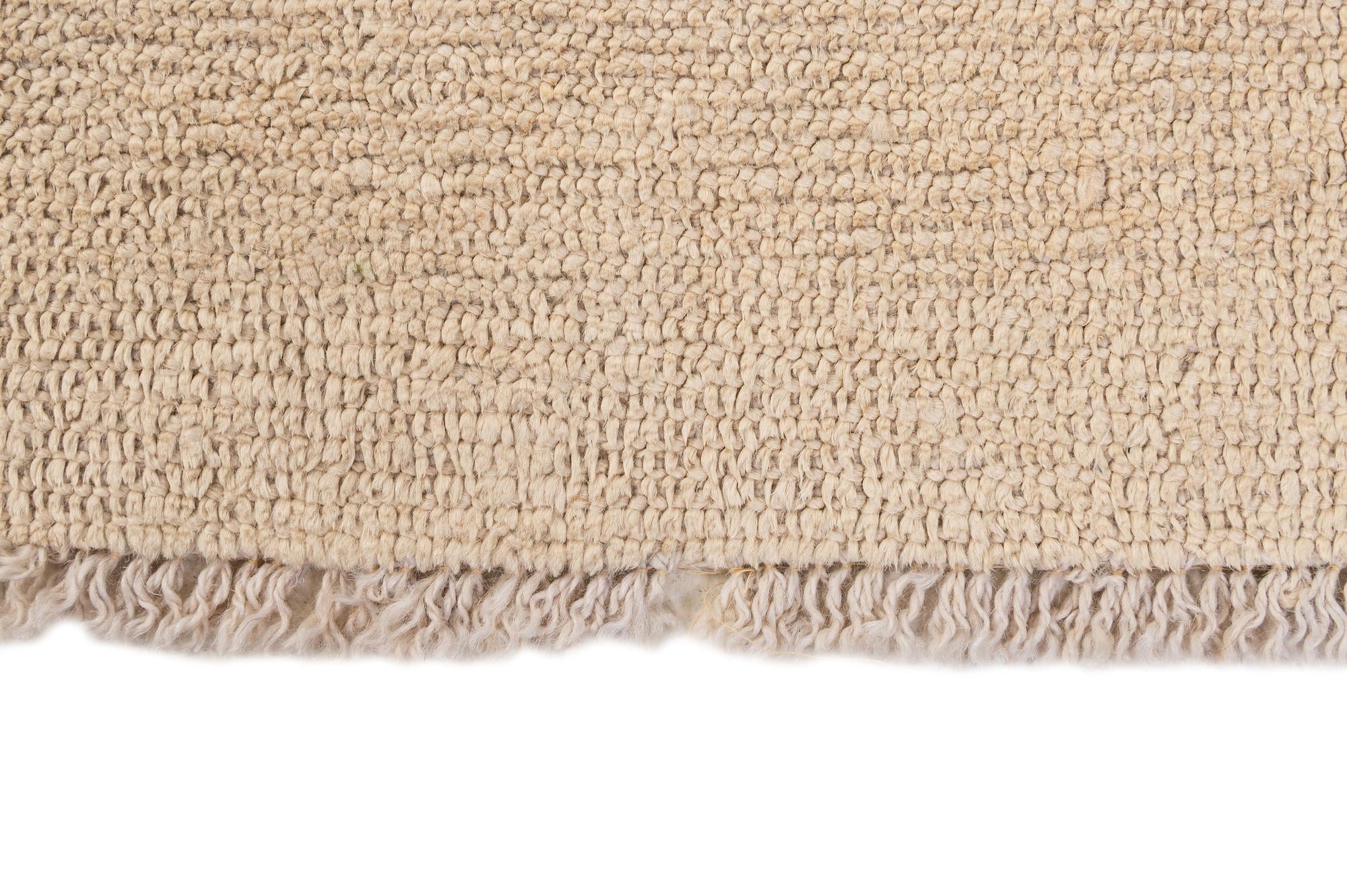 8' 9 x 11' 9 Hand Knotted Oushak Wool Rug