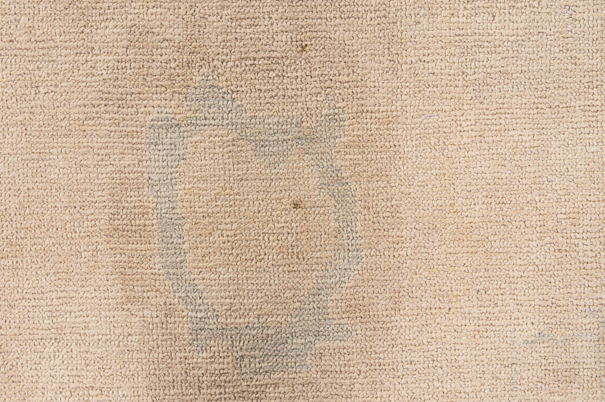 8' 9 x 11' 9 Hand Knotted Oushak Wool Rug