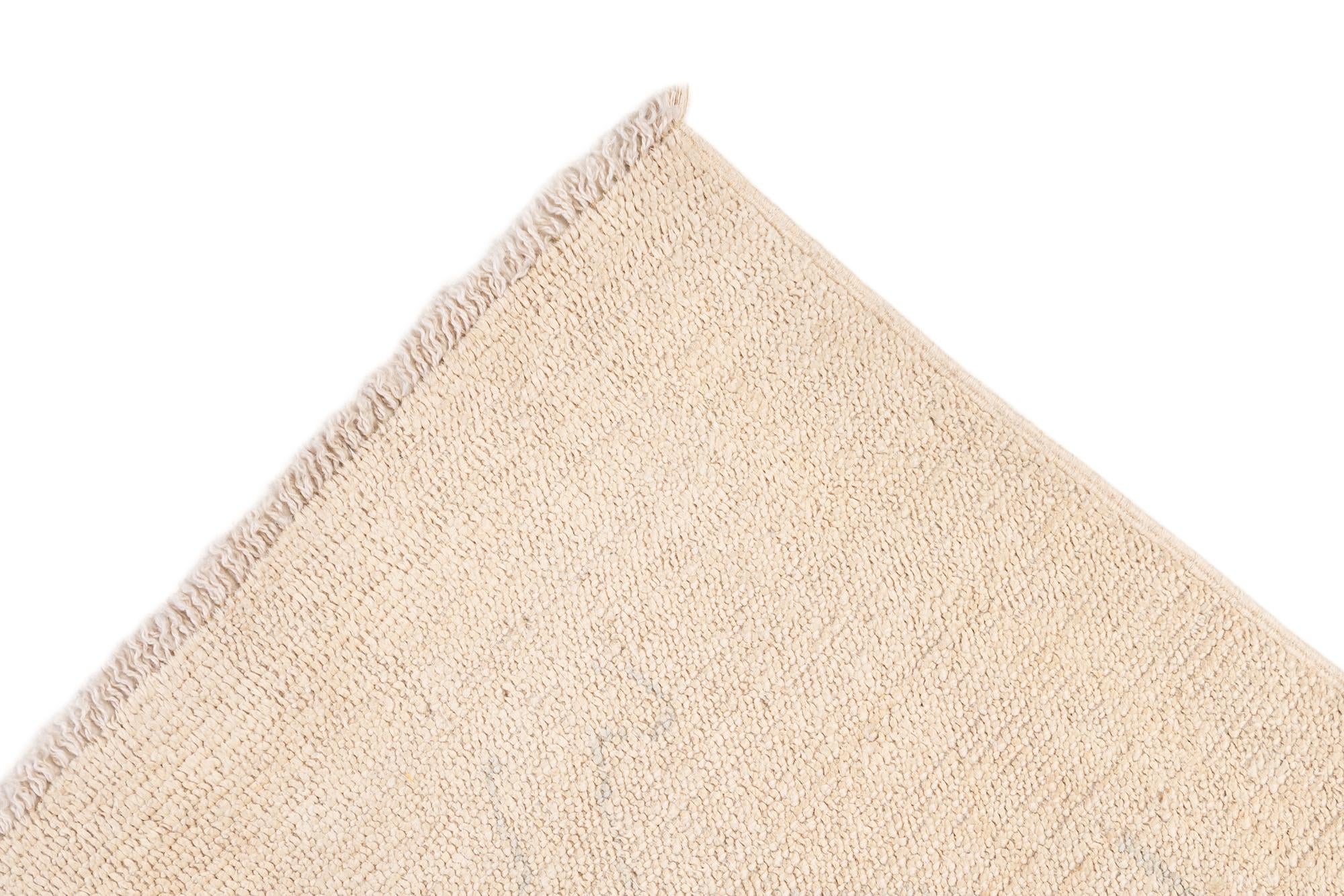 8' 9 x 11' 9 Hand Knotted Oushak Wool Rug