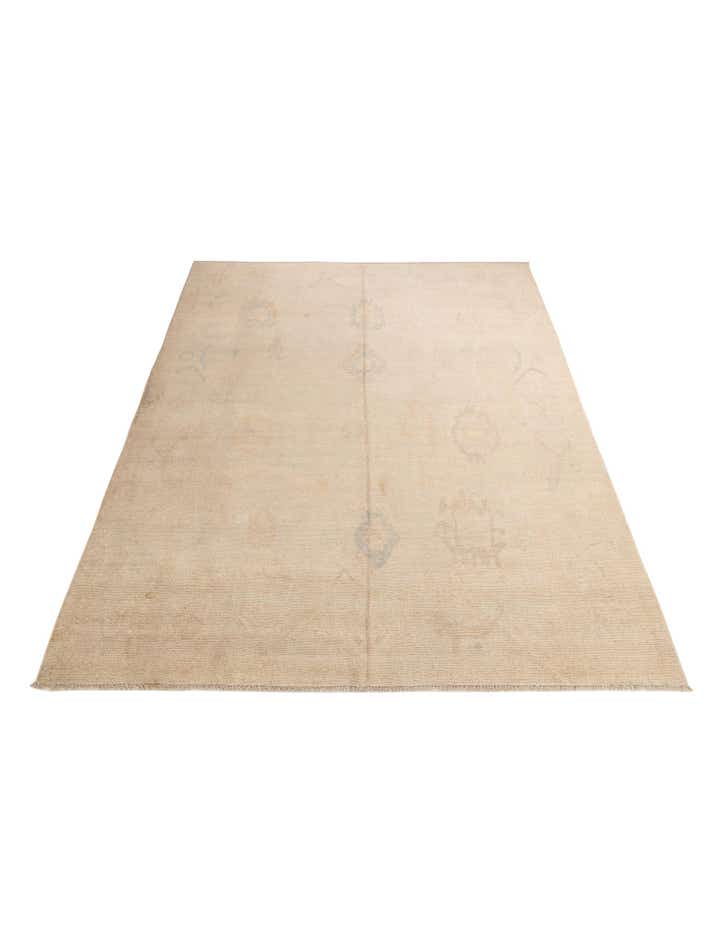 8' 9 x 11' 9 Hand Knotted Oushak Wool Rug