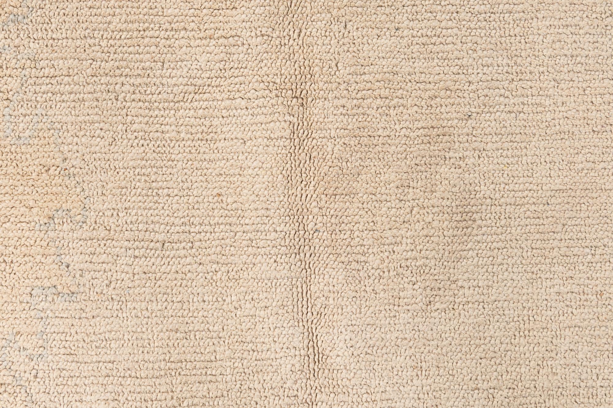 8' 9 x 11' 9 Hand Knotted Oushak Wool Rug