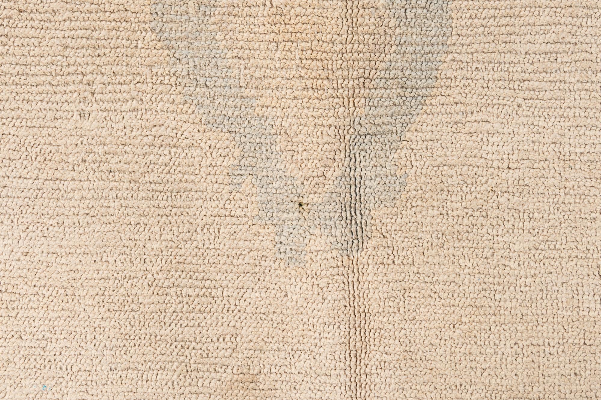 8' 9 x 11' 9 Hand Knotted Oushak Wool Rug