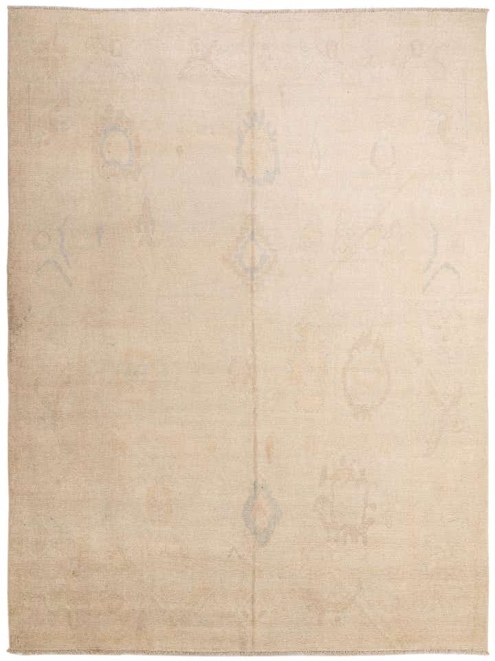 8' 9 x 11' 9 Hand Knotted Oushak Wool Rug