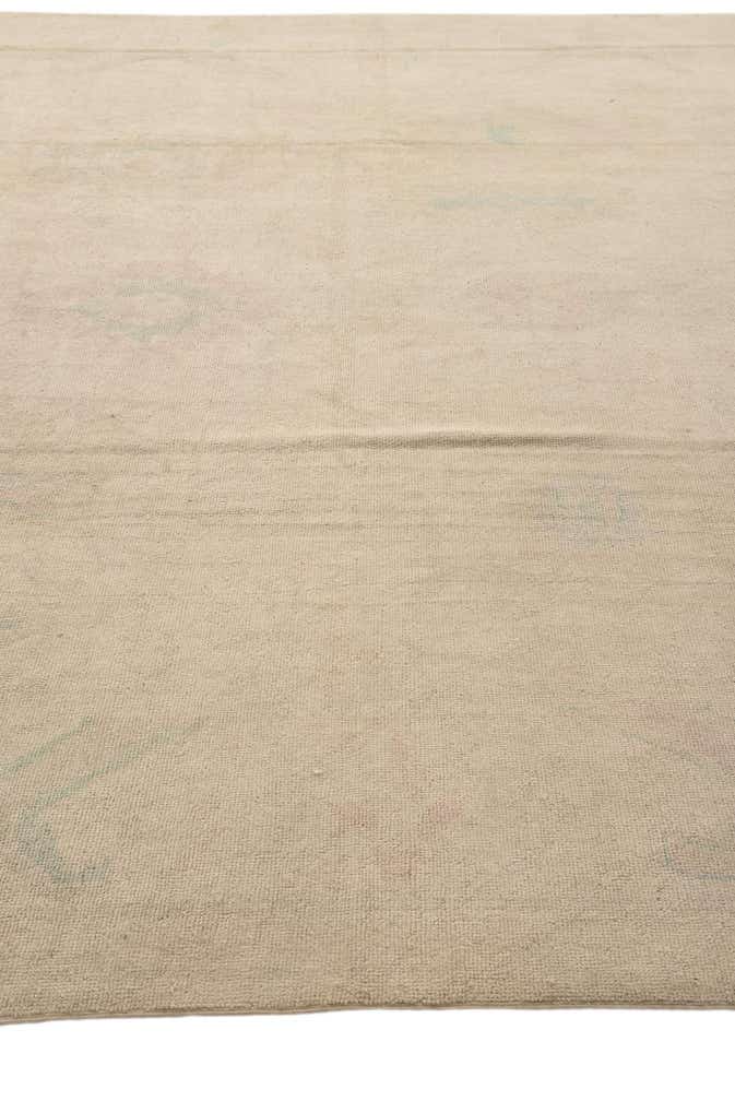 9' 9 x 13' 7 Hand Knotted Oushak Wool Rug