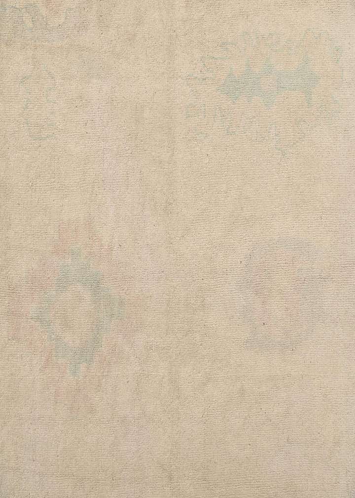 9' 9 x 13' 7 Hand Knotted Oushak Wool Rug