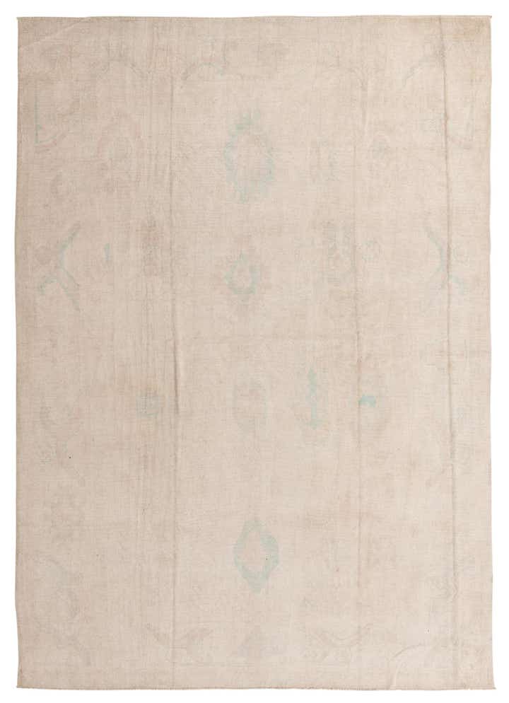 9' 9 x 13' 7 Hand Knotted Oushak Wool Rug