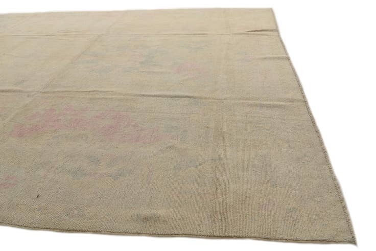 Detail image of 10' x 13' 5 Hand Knotted Oushak Wool Rug