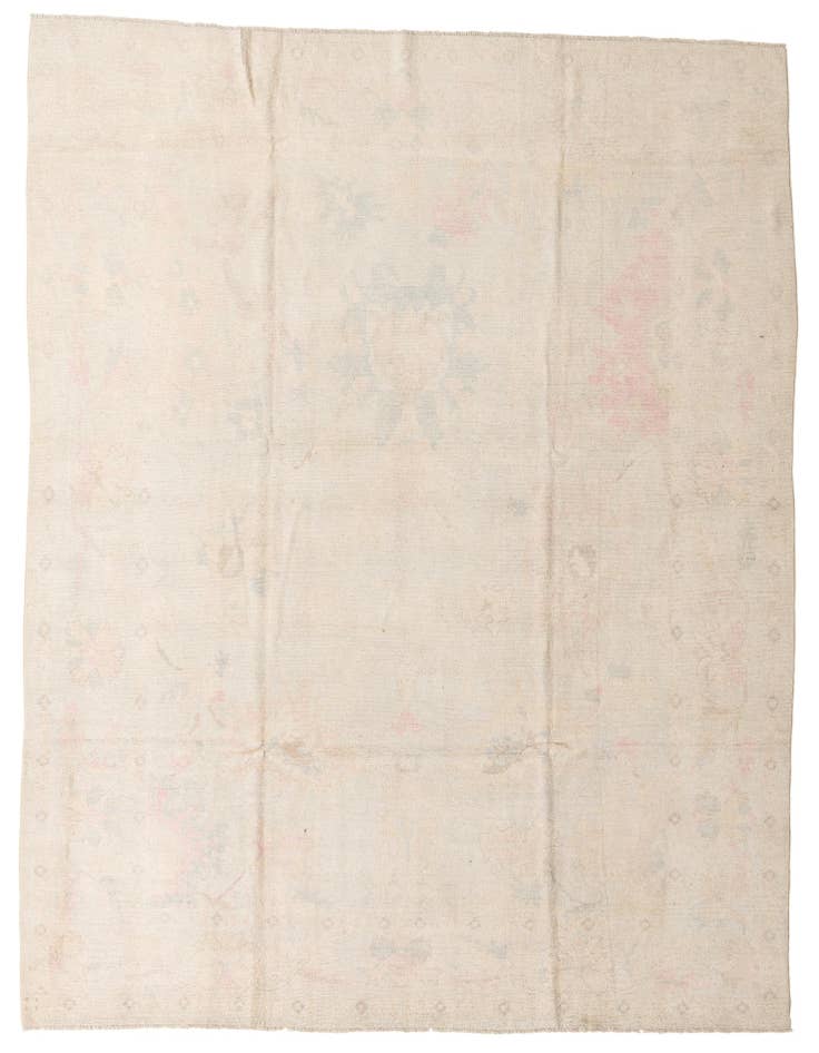 Detail image of 10' x 13' 5 Hand Knotted Oushak Wool Rug