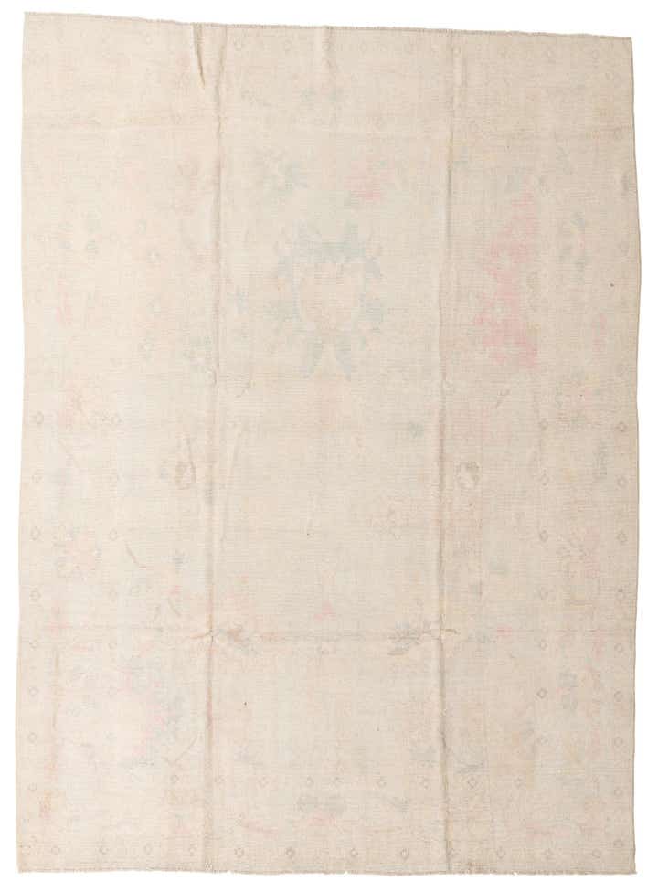 10' x 13' 5 Hand Knotted Oushak Wool Rug
