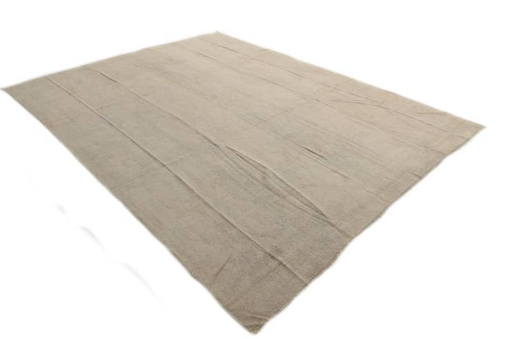 Detail image of 8' 10 x 11' 5 Hand Knotted Oushak Wool Rug