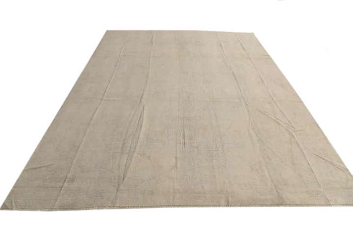 8' 10 x 11' 5 Hand Knotted Oushak Wool Rug