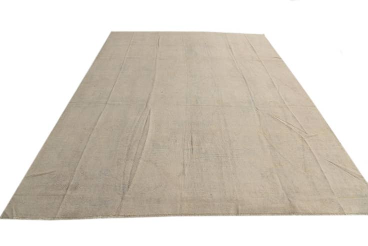 Detail image of 8' 10 x 11' 5 Hand Knotted Oushak Wool Rug