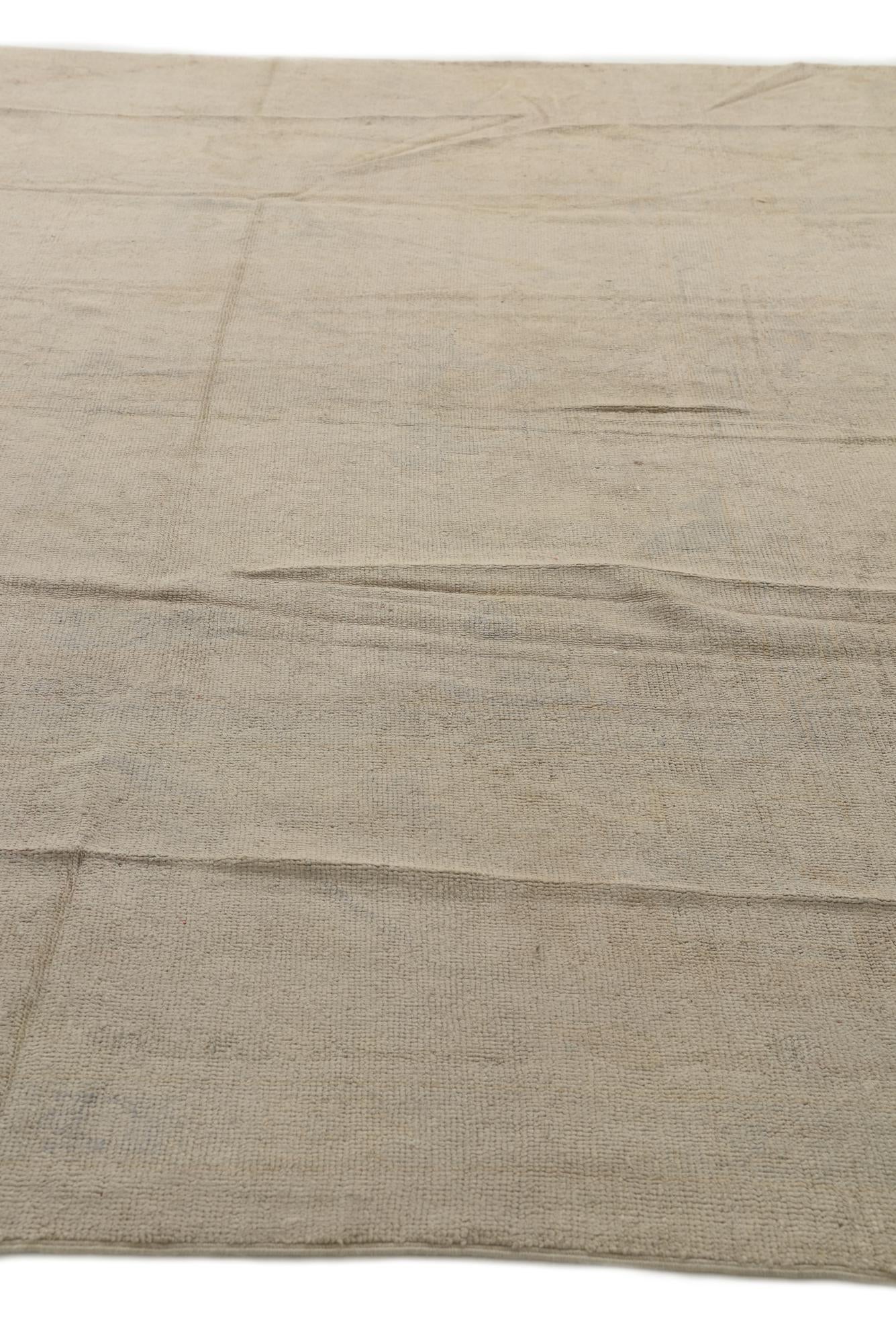 8' 10 x 11' 5 Hand Knotted Oushak Wool Rug