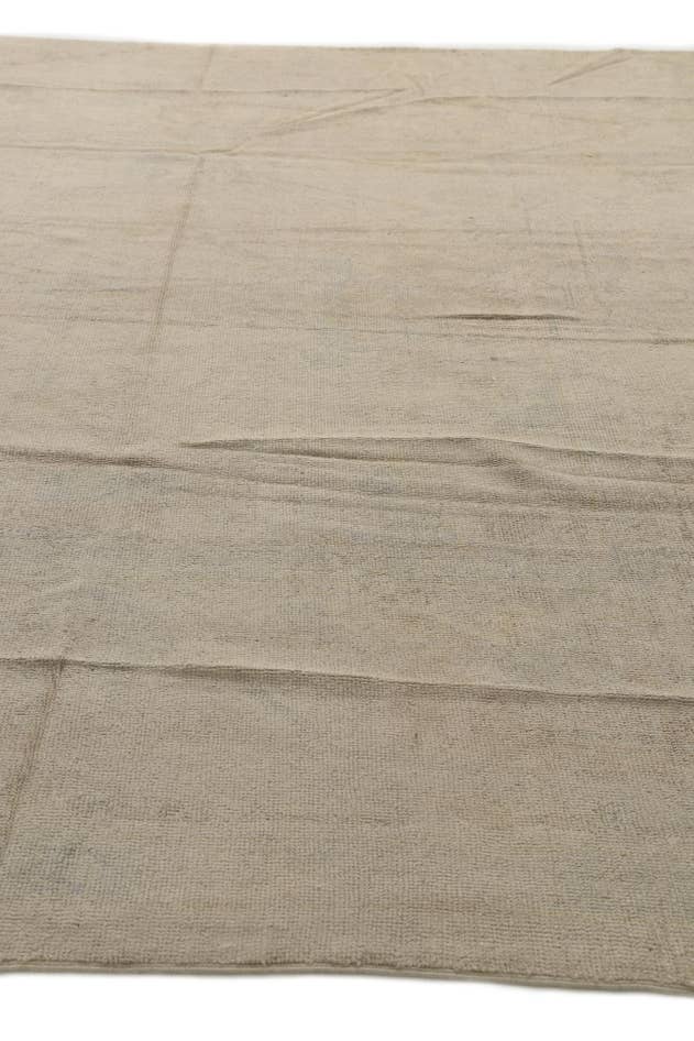 Detail image of 8' 10 x 11' 5 Hand Knotted Oushak Wool Rug