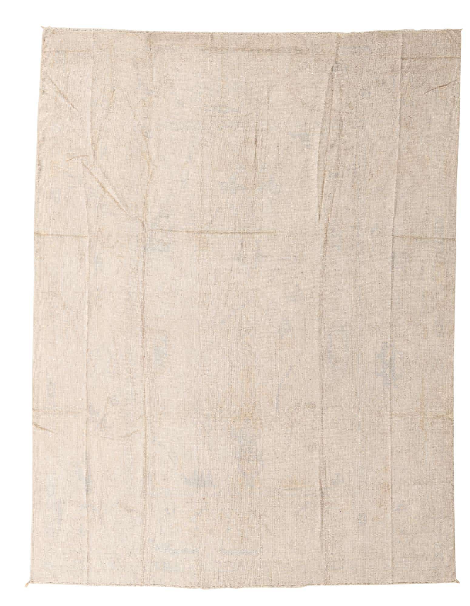 8' 10 x 11' 5 Hand Knotted Oushak Wool Rug