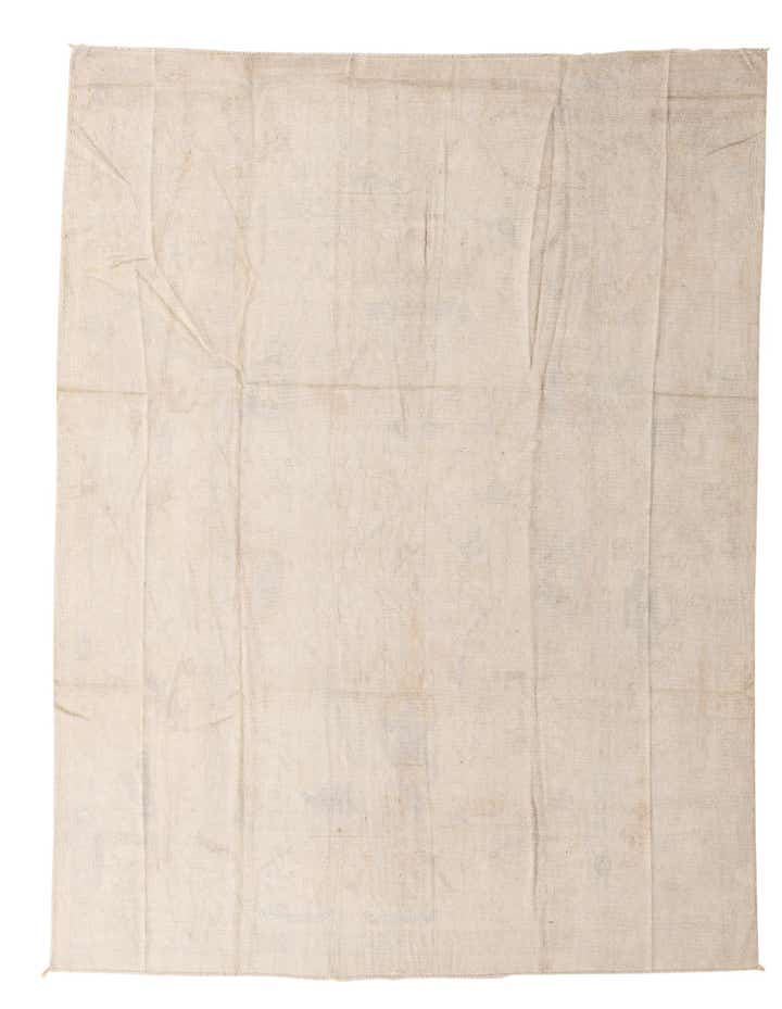 8' 10 x 11' 5 Hand Knotted Oushak Wool Rug