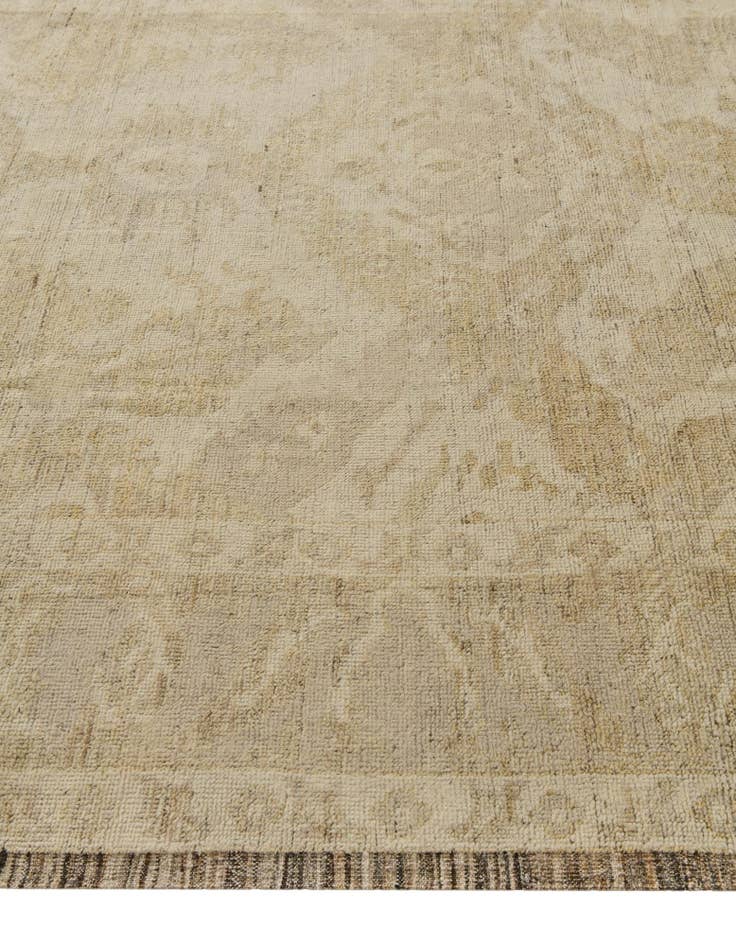 Detail image of 8' 6 x 10' 2 Hand Knotted Oushak Wool Rug