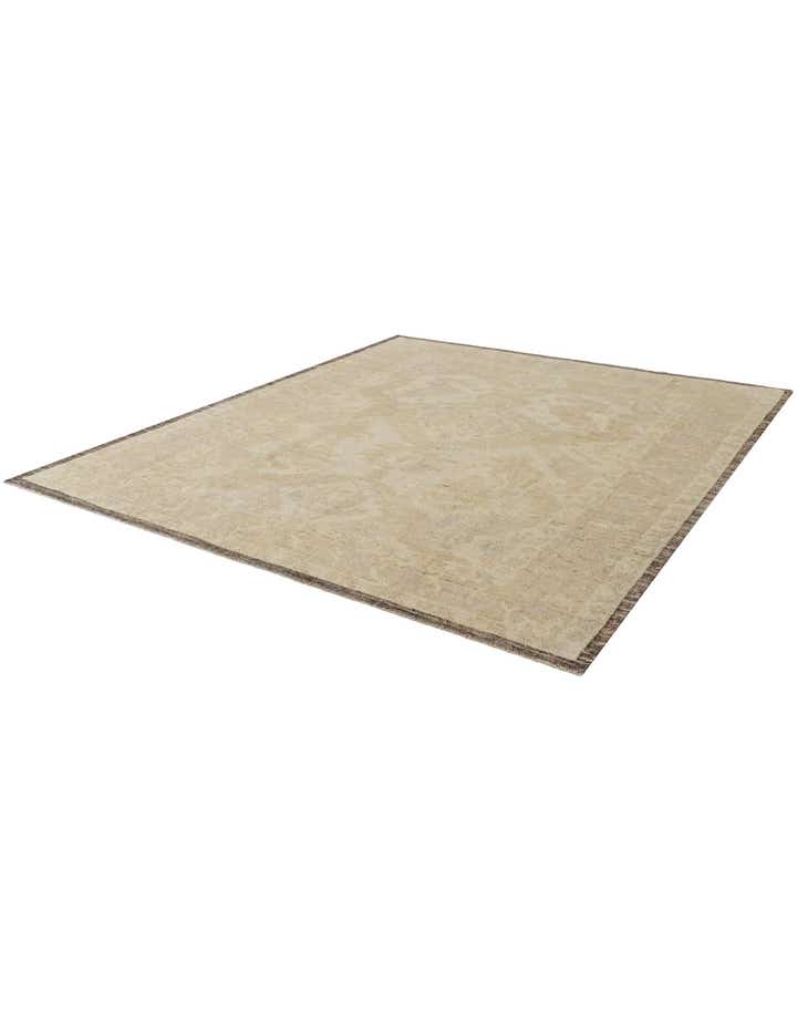 8' 6 x 10' 2 Hand Knotted Oushak Wool Rug