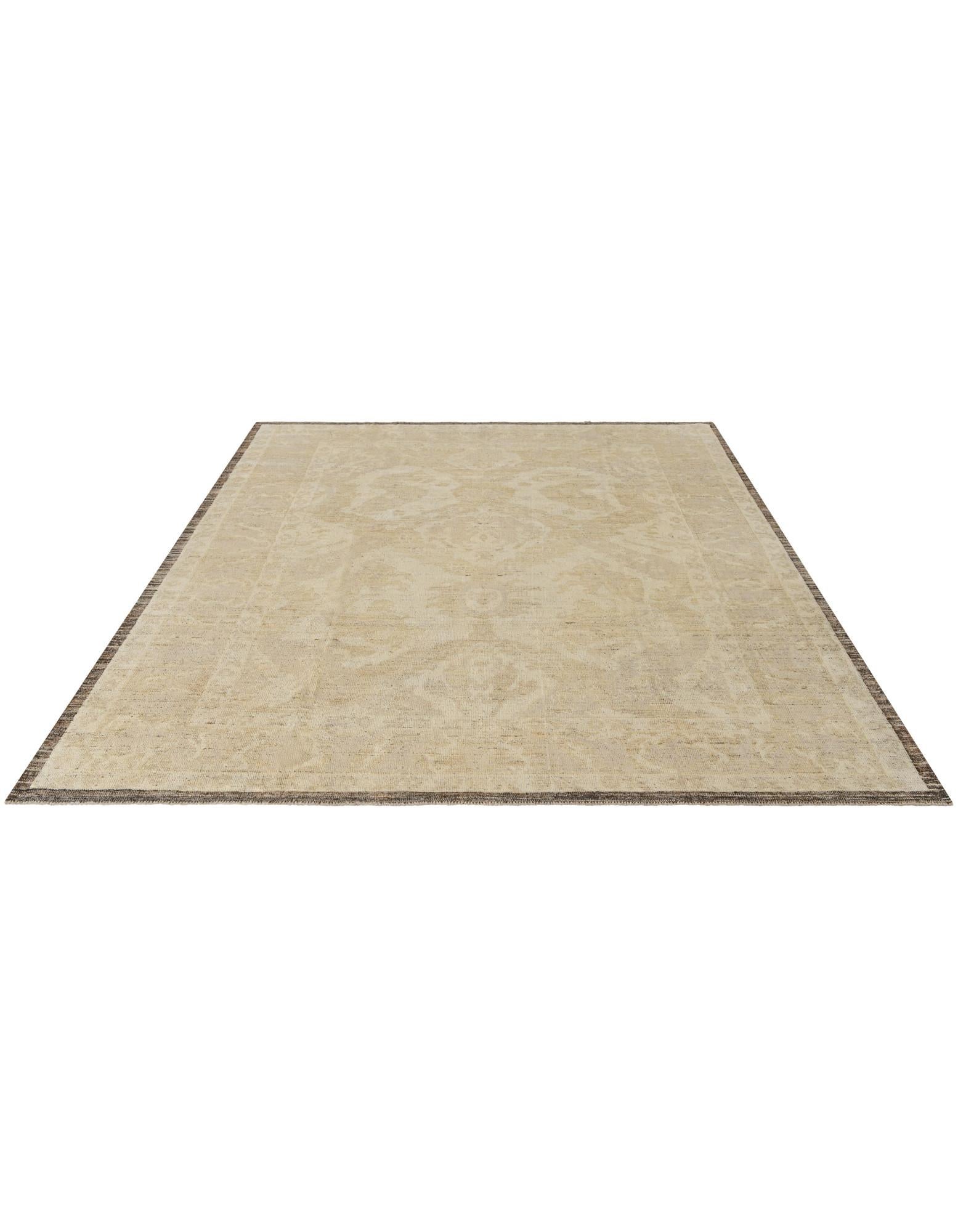 8' 6 x 10' 2 Hand Knotted Oushak Wool Rug