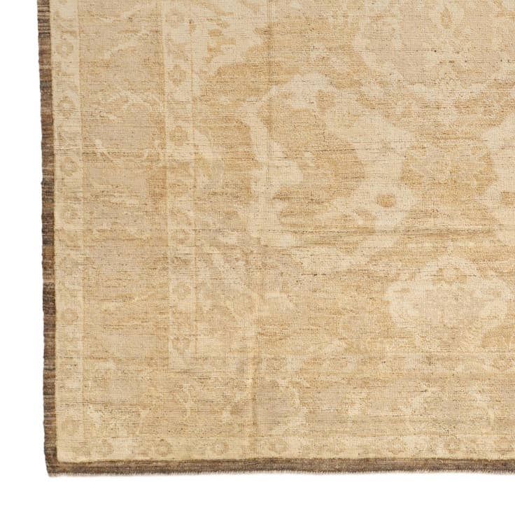 Detail image of 8' 6 x 10' 2 Hand Knotted Oushak Wool Rug