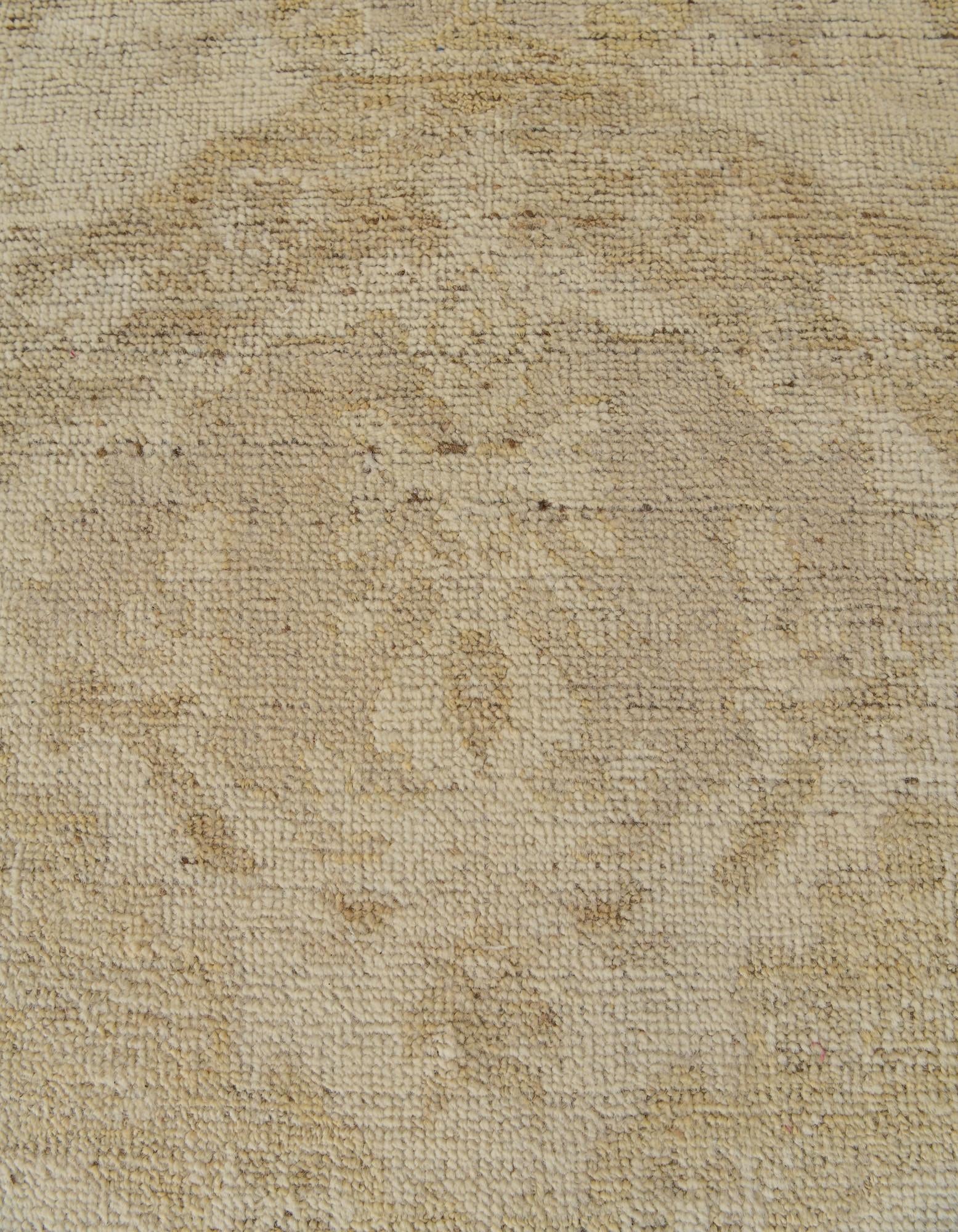 8' 6 x 10' 2 Hand Knotted Oushak Wool Rug