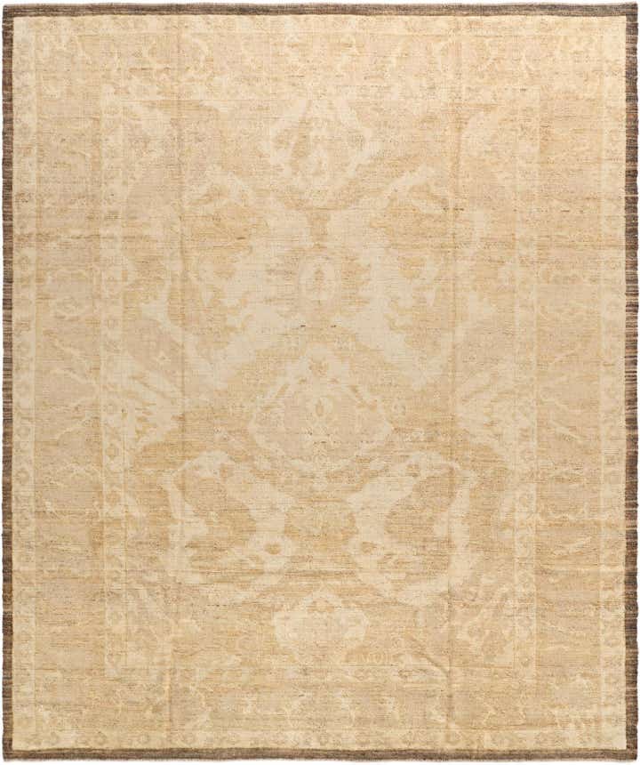 8' 6 x 10' 2 Hand Knotted Oushak Wool Rug