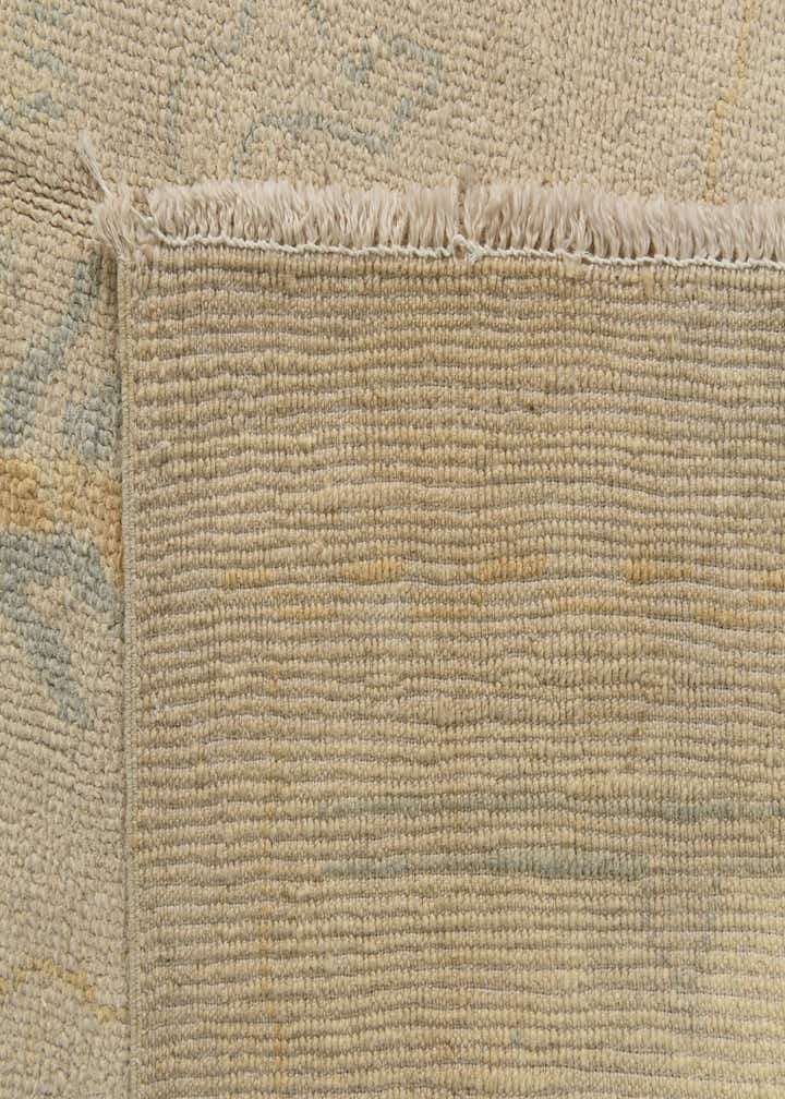 9' 8 x 13' 1 Hand Knotted Oushak Wool Rug