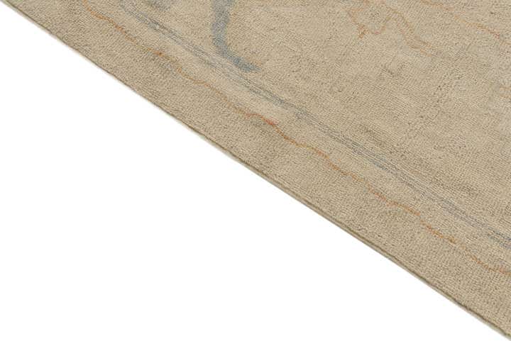 9' 8 x 13' 1 Hand Knotted Oushak Wool Rug