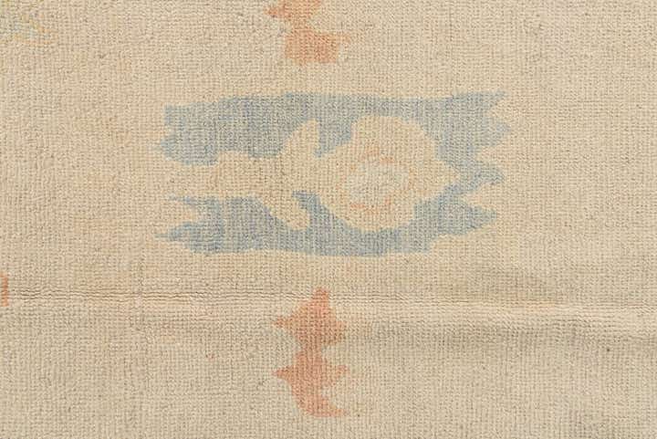 9' 8 x 13' 1 Hand Knotted Oushak Wool Rug