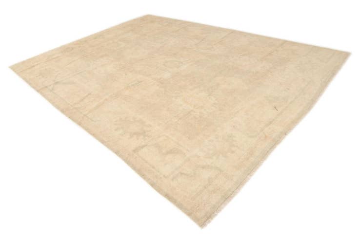 Detail image of 9' 9 x 13' 1 Hand Knotted Oushak Wool Rug