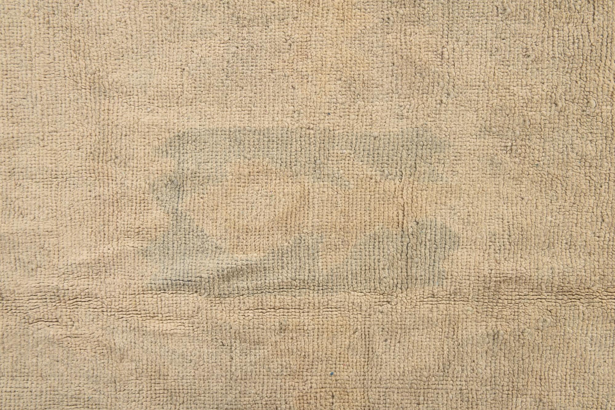 9' 9 x 13' 1 Hand Knotted Oushak Wool Rug