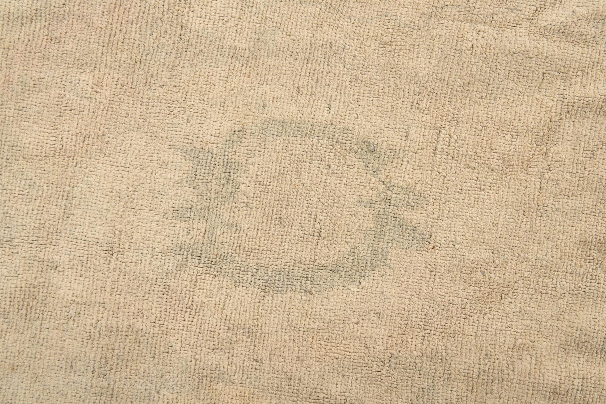 9' 9 x 13' 1 Hand Knotted Oushak Wool Rug