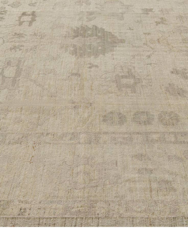 Detail image of 9' 2 x 12' 1  Hand Knotted Oushak Wool Rug