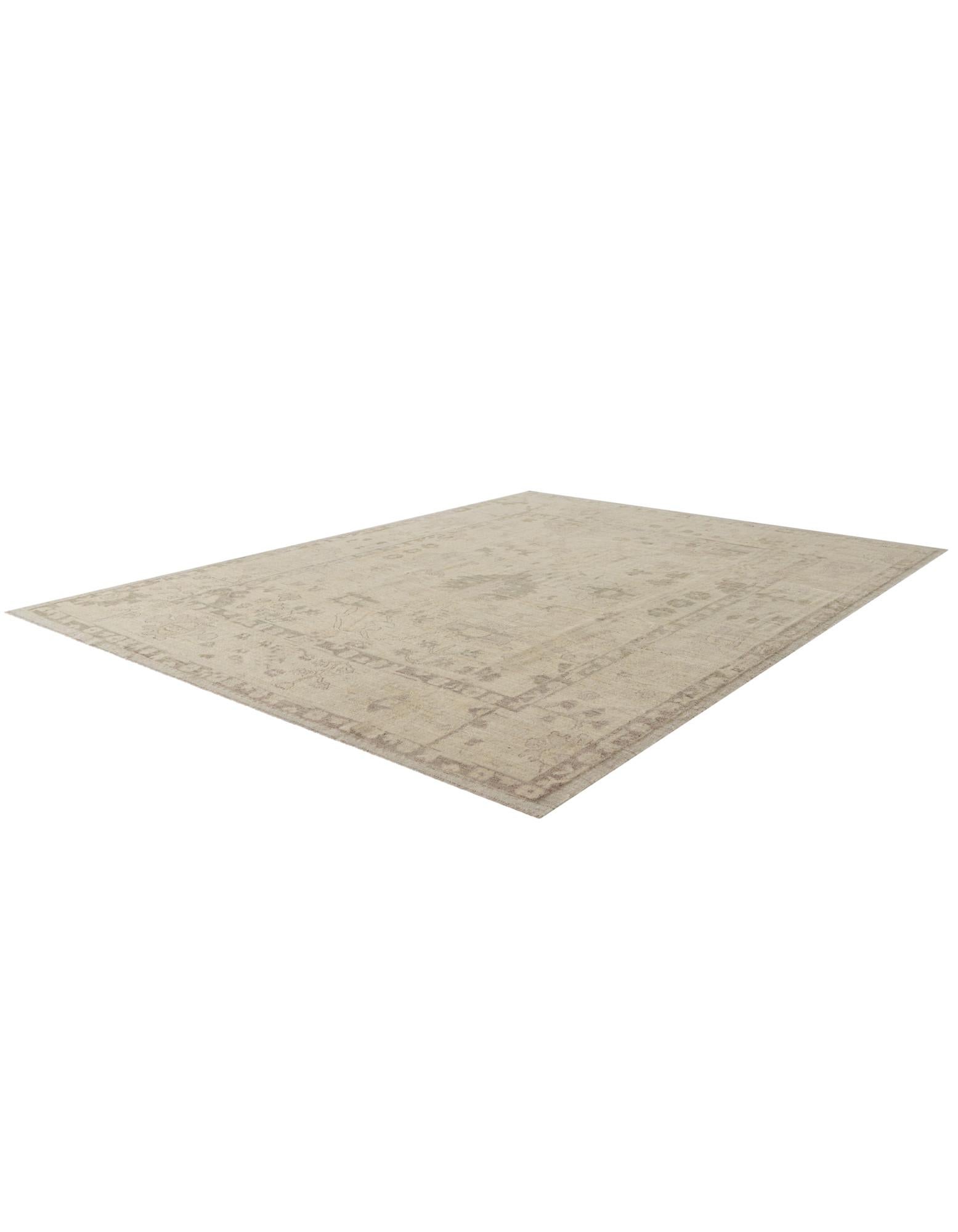 9' 2 x 12' 1 Hand Knotted Oushak Wool Rug