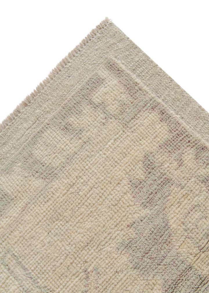 9' 2 x 12' 1 Hand Knotted Oushak Wool Rug