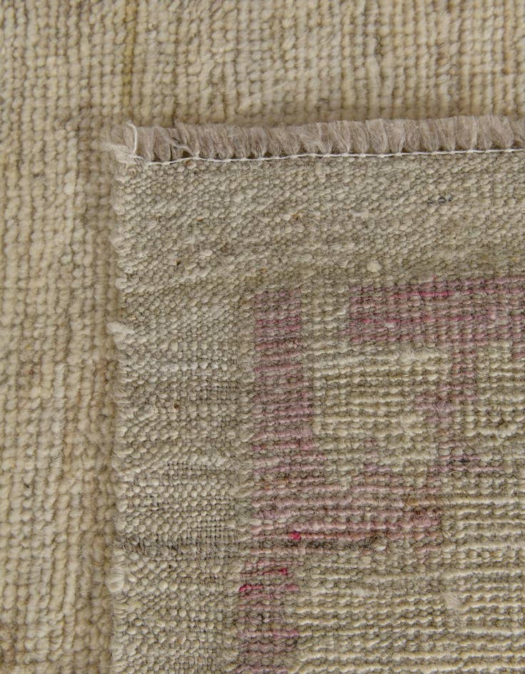 Detail image of 9' 2 x 12' 1  Hand Knotted Oushak Wool Rug