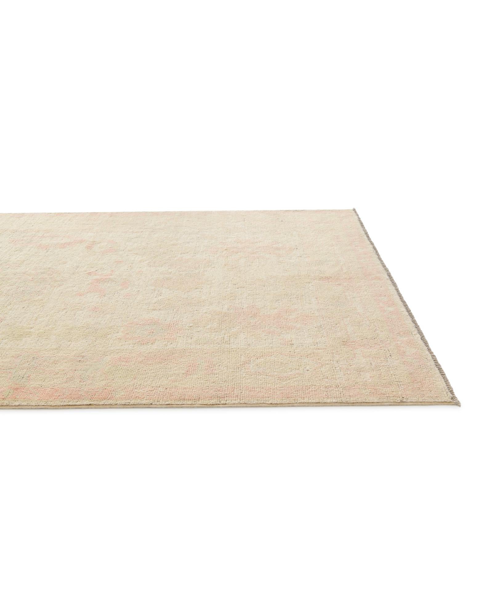 5' 2 x 7' 4 Hand Knotted Oushak Wool Rug
